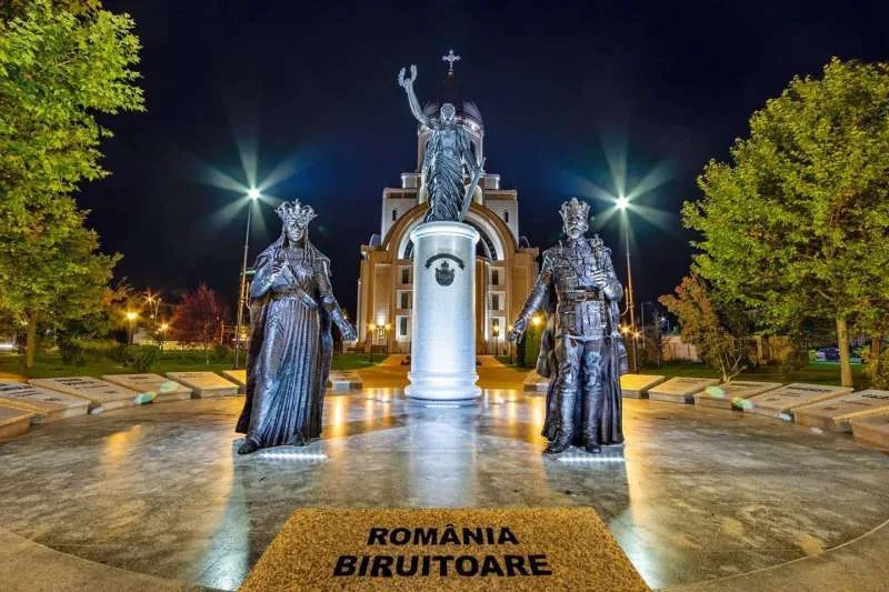 Iluminat arhitectural pentru Monumentul România Biruitoare